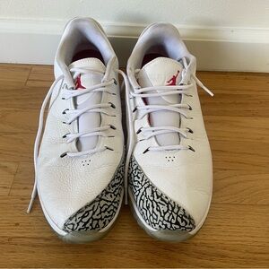 ❌SOLD❌ Nike Jordan ADG White Cement Golf Shoes AR7995‑100